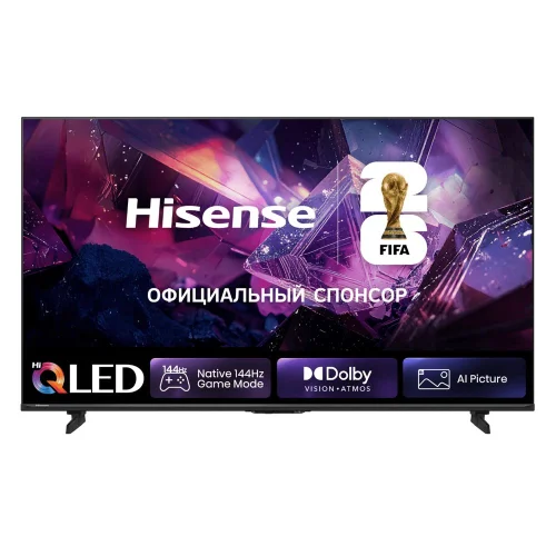 Телевизор 50 HISENSE 50E7S PRO черный (4K UHD, 144Hz, DVB-T2, DVB-C, DVB-S2, USB, Smart TV) (50E7S PRO)