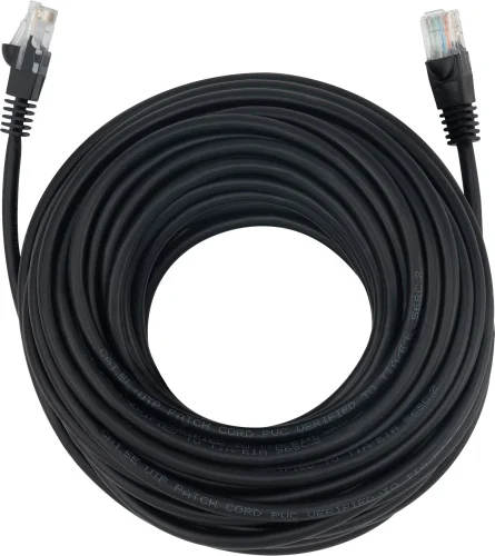 Патч-корд Buro UTP 4 пары cat.5E CCA molded 15м черный RJ-45 (m)-RJ-45 (m) (1645951) (1645951#MLN)