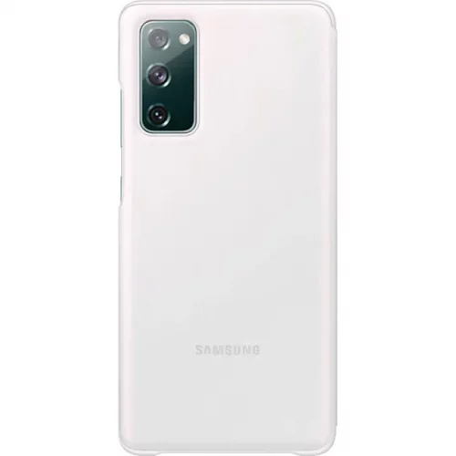 Чехол Samsung Smart Clear View Cover флип-кейс для Samsung Galaxy S20 FE белый (EF-ZG780CWEGRU) фото 2