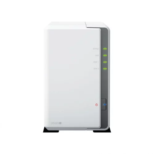 *СХД (NAS) Synology DS223j QC1,7Ghz/ 1Gb DDR4/ RAID0,1,JBOD/ upto 2HDDs SATA(3,5')/ 2xUSB3.2/ 1GigEth/ iSCSI/ 2xIPcam(upto 12)/ 1xPS/ 1YW repl DS220j фото 3