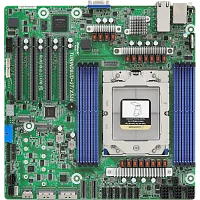Материнская плата/ ASRock TURIND8UD-2T/ X550, Deep Micro-ATX, 1x SP5 (LGA 6096) AMD EPYC™ 9005/ 9004, 8x DDR5 RDIMM, RDIMM-3DS, 4x PCIe5.0 / CXL2.0 x16, 2x MCIO (PCIe5.0 x8 or 8 SATA 6Gb/ s), 2x MCIO (PC (90-SXGF10-A0UAYF)