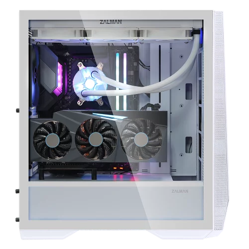 Корпус Zalman Z9 Iceberg белый без БП E-ATX 6x120mm 6x140mm 2x200mm 2xUSB2.0 2xUSB3.0 audio bott PSU (Z9 ICEBERG WHITE) фото 3