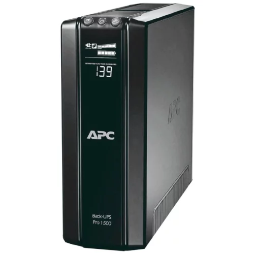 APC Back-UPS Pro Power Saving RS, 1500VA/865W, 230V, AVR, 10xC13 outlets (5 Surge & 5 batt.), XL (1хBR24BP(G)), Data/DSL protrct, 10/100 Base-T, USB, PCh, user repl. batt., 2 y warr. (BR1500GI) (BR1500GI) ИБП APC Back-UPS Pro Power Saving RS, 1500VA/865W, 230V, AVR, 10x C13, XL, Data/DSL protect, 10/100 Base-T, USB, PCh, repl. batt. (BR1500GI)