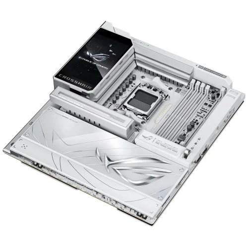 Материнская плата ASUS ROG CROSSHAIR X870E GLACIAL AM5 E-ATX 4xDDR5 2xPCIEx16 2xM.2 2xUSB-C 2x10GLAN WiFi 7 (90MB1NQ0-M0EAY0) фото 4