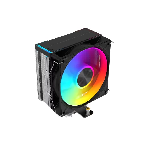 Кулер для процессора/ CPU Cooler SAMA A40L (240W, 4-pin PWM, 152mm, 4x6mm, ARGB, 1x120mm, 78CFM, 29dBA, 2200RPM, S: 1851/ 1700/ 1200/ 115X, AM5/ AM4, silver) (A40-XXWAYXOX-G) фото 5