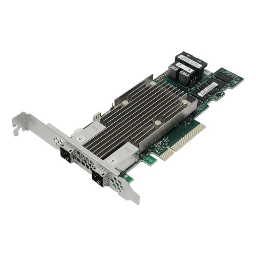 RAID-контроллер Broadcom MegaRAID 9480-8I8e SGL (05-50031-00 / 03-50031-15010) PCIe 3.1 x8 LP, SAS/ SATA/ NVMe, RAID 0,1,5,6,10,50,60, 16port(2 * int SFF8643 + 2 * ext SFF8644), 4GB Cache, 3516ROC RTL {5}, (003624) (05-50031-15010 / 03-50031-15010)