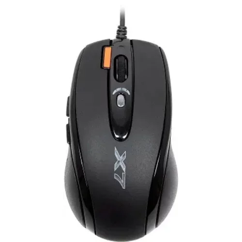 Мышь игровая A4Tech X-718BK , черный , оптическая, 3000dpi , USB, 6 кнопок, RTL {20} (758994/94398) (X-718BK USB)