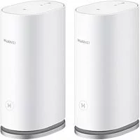 Бесшовный Mesh роутер Huawei Mesh 3 WS8100-22 AX3000 10/ 100/ 1000BASE-T cat.6 белый (упак.:2шт) (53039180)