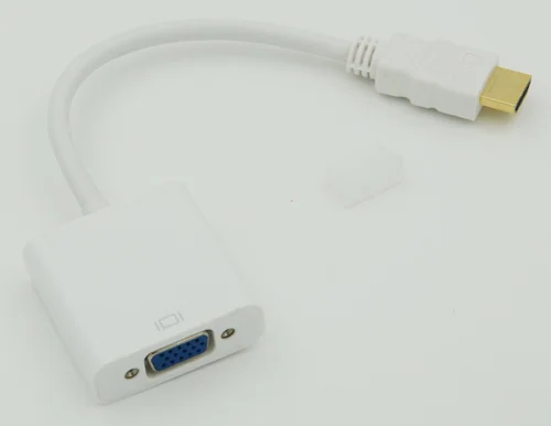 Переходник HDMI (m) VGA (f) 0.1м белый (794538) (794538#MLN)