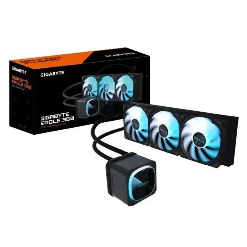 Жидкостная система охлаждения Gigabyte Eagle 360 3 x 120mm ARGB Fan, LGA 1200, LGA 1700, LGA 1851, 115*, AM5, AM4 (GP-GIGABYTE EAGLE 360)