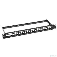 Rexant (02-0053) Панель коммутационная наборная 19", 1U, 24 порта, UTP