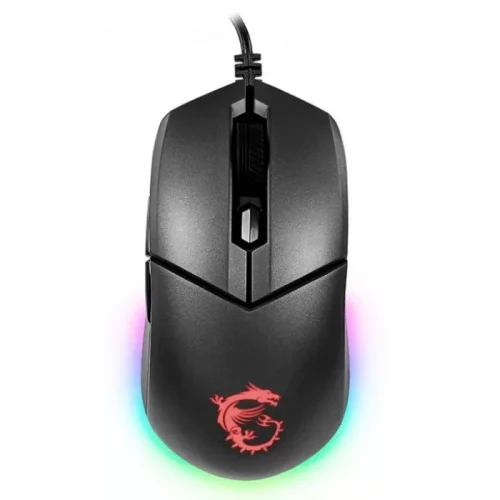 Мышь MSI CLUTCH GM11 Wired, RGB, USB, 400-5000 dpi, 6 but, Black