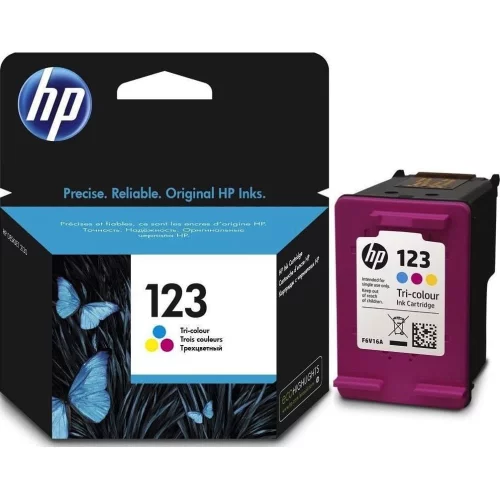 Картридж/ HP 123 Tri-colour Ink Cartridge (F6V16AE) фото 2
