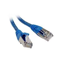 Кабельная сборка Hyperline PC-LPM-STP-RJ45-RJ45-C5e-1M-LSZH-BL Патч-корд F/ UTP, экранированный, Cat.5е (100% Fluke Component Tested), LSZH, 1 м, синий