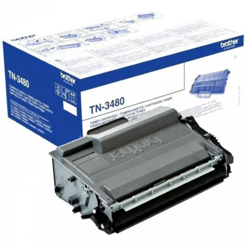 Тонер Картридж Brother TN3480, черный, 8000 стр., для Brother HL-L5000D/ L5100DN/ L5100DNT/ L5200DW/ L5200DWT/ L6250DN/ L6300DW/ L6300DWT/ L6400DW/ L6400DWT/ DCP-L5500DN/ L6600DW/ MFC-L5700DN/ L5750DW/ L6800DW/ L6800DWT/ L6900DW/ L6900DWT
