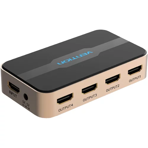 Разветвитель - сплиттер Vention HDMI 19F/4x19F на 4 монитора (ACCG0)