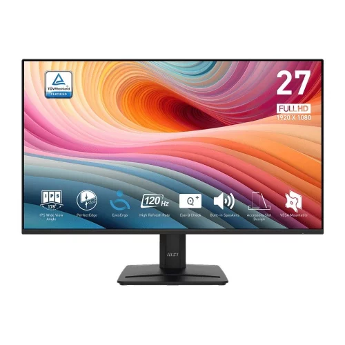 Монитор MSI 27 PRO MP275 E2, 16:9, IPS, FHD, 1/4ms, 300cd, 120Hz, VGA, HDMI, DP, SPK (9S6-3PD3CM-043)
