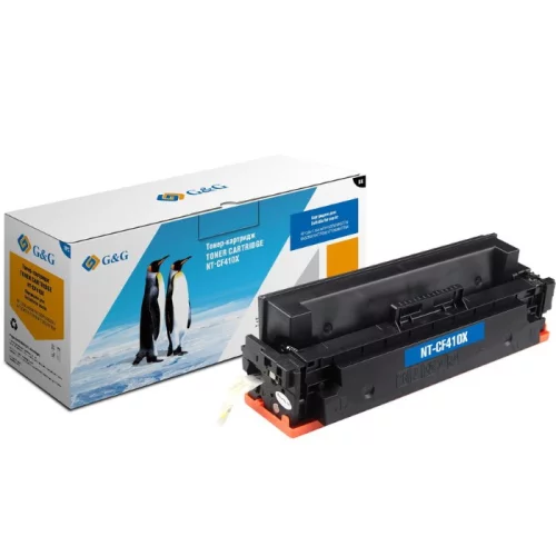 Тонер-картридж G&G NT-CF410X черный 6500 страниц для НР LaserJet Color M452 dn/ dw/ nw M477 fdn/ fdw/ fnw