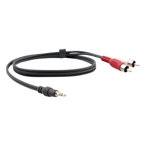 Кабель 3.5mm Audio на 2 RCA (Вилка - Вилки), 1,8 м (C-A35M/ 2RAM-6) (C-A35M/2RAM-6)