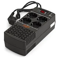 Exegate EP285937RUS Стабилизатор ExeGate Power AD5000-600 (600VA/ 300W, диапазон 150...280В, 4 евророзетки)