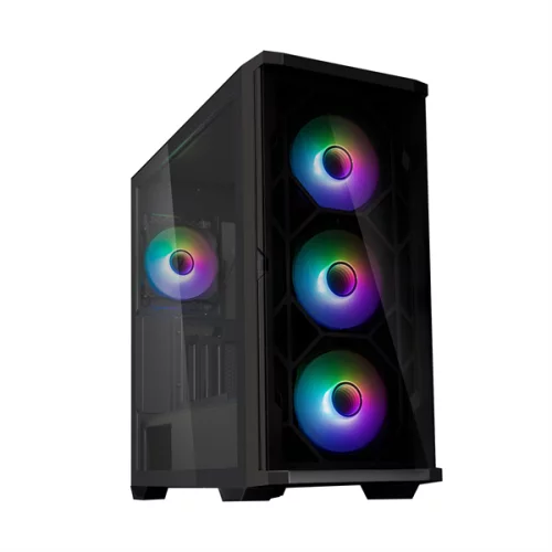 Корпус ZALMAN Z10 DUO, ATX, BLACK, WINDOW, 2x3.5
