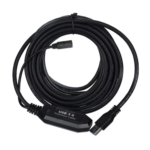 Кабель-адаптер/ Кабель-адаптер USB3.0-repeater, удлинительный активный [Am--]Af] 5м VCOM [CU827] (CU827-5M)