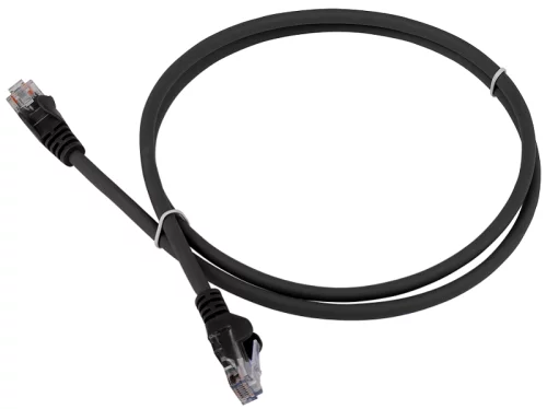 Патч-корд LANMASTER LSZH UTP кат.6, 3.0 м, черный (LAN-PC45/ U6-3.0-BK) (LAN-PC45/U6-3.0-BK)