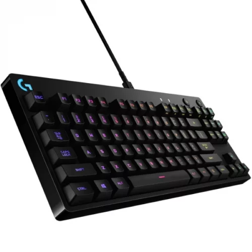 Клавиатура Logitech Gaming PRO (920-009393) (920-009393) Клавиатура/ Logitech Gaming Keyboard G PRO TKL Corded Mechanical - BLACK - RUS - USB - CLICKY (920-009393) фото 2