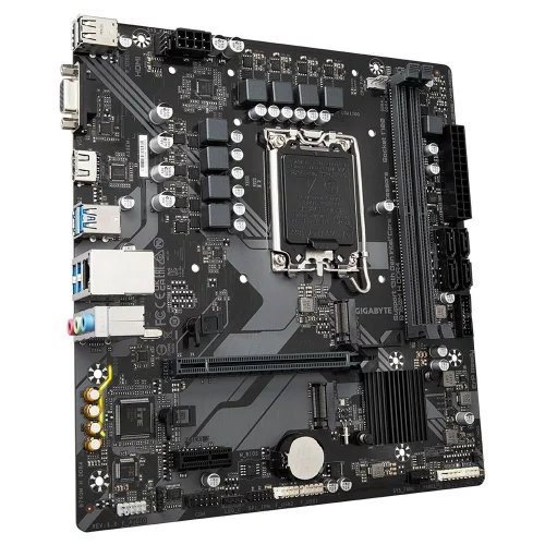 Материнская плата Gigabyte OEM B760M H DDR4, Socket 1700, Intel®B760, 2xDDR4-3200, D-SUB+HDMI, 1xPCI-Ex16, 1xPCI-Ex1, 4xSATA3(RAID 0/ 1/ 5/ 10), 2xM.2, 8Ch Audio, 2,5GbLan, (2+4)xUSB2.0, (4+2)xUSB3.2, mATX, RTL oem (B760M H DDR4||OEM)
