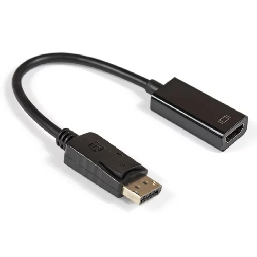 Exegate EX284921RUS Кабель-переходник DisplayPort-HDMI ExeGate EX-DPM-HDMIF-0.15 (20M/ 19F, 0,15м)