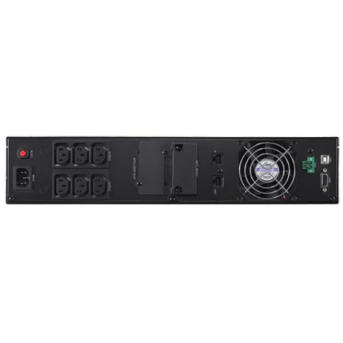 ИБП CyberPower OLS1000ERT2U, Rackmount, Online, 1000VA/900W, 6 IEC-320 С13 розеток, USB&Serial, RJ11/RJ45, SNMPslot, LCD дисплей, Black, 0.5х0.8х0.2м., 21кг./ UPS Online CyberPower OLS1000ERT2U 1000VA/900W USB/RS-232/EPO/SNMPslot/RJ11/45/ВБМ (6 IEC С13) фото 3