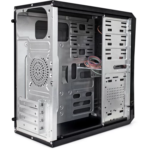 Корпус Exegate Minitower BA-201 Black, mATX, Без БП, 2*USB, Audio (EX284022RUS) фото 3