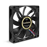 Exegate EX295235RUS Вентилятор 12В DC ExeGate EX08015S4P-PWM (80x80x15 мм, Sleeve bearing (подшипник скольжения), 4pin, PWM, 25.5dBA)