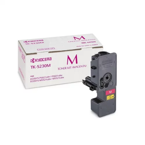 Тонер-картридж Kyocera TK-5230M красный 2200 страниц для P5021/ M5521 (1T02R9BNL0)