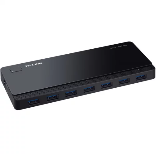 Разветвитель USB 3.0 TP-Link UH720 7портовый черный фото 2