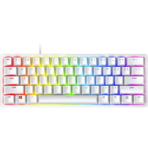 Игровая клавиатура Razer Huntsman Mini - Mercury Ed. (Red Switch) - Russian Layout/ Razer Huntsman Mini - Mercury Ed. (Red Switch) - Gaming keyboard - Russian Layout (RZ03-03392200-R3R1)