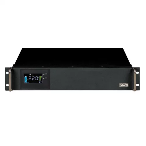 ИБП Powercom King Pro RM KIN-1500AP LCD (KIN-1500AP LCD) Источник бесперебойного питания Powercom King Pro RM KIN-1500AP LCD 1200Вт 1500ВА черный/ UPS Powercom King Pro RM KIN-1500AP LCD 1200W 1500Va black