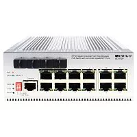 Коммутатор/ Managed L2 Industrial Fast Ring Switch 8x1000Base-T PoE, 4xCombo 1000Base-T/SFP, PoE Budget 185W, Surge 4KV, -40 to 75°C (OI3112P/185W/A1A)