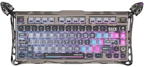 Игровая клавиатура/ Механическая клавиатура Gravastar Mercury K1 Pro СBLK RU (6972448924399)