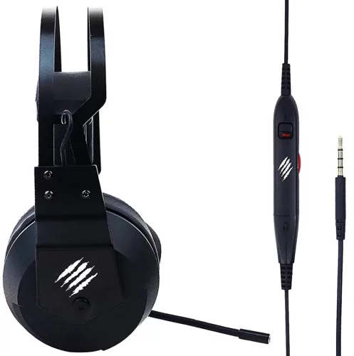Игровые наушники Mad Catz F.R.E.Q. 2 чёрные, 40 мм неодимовые магниты, 32 Ом, 20 ~ 20000 Гц, микрофон (AF13C1INBL000-0) фото 4