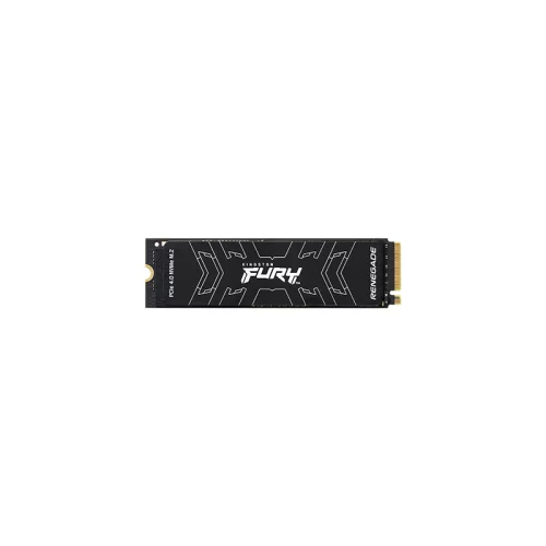 Твердотельный накопитель/ Kingston SSD Fury Renegade, 2000GB, M.2(22x80mm), NVMe, PCIe 4.0 x4, 3D TLC, R/W 7300/7000MB/s, IOPs 1 000 000/1 000 000, DRAM buffer 2048MB, TBW 2000, DWPD 0.55, with Heat Spreader (12 м (SFYRDK/2000G)