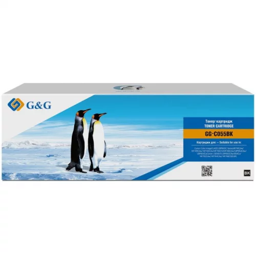 Картридж G&G GG-C055BK (GG-C055BK) Картридж G&G GG-C055BK черный 2300 страниц для Canon Canon LBP 663Cdw/ 664Cx , MF 742Cdw/ 744Cdw i-Sensys