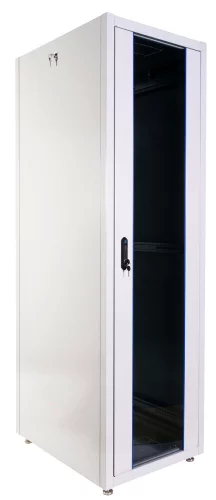 ЦМО Шкаф телекоммуникационный напольный ЭКОНОМ 42U (600х800) дверь перфорированная 2 шт. (ШТК-Э-42.6.8-44АА)