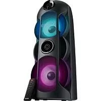 SVEN PS-720 2.0 Мобильные колонки чёрные (2x40W, mini Jack, USB, Bluetooth, FM, micro SD, LED-дисплей, ПДУ, USB Type-C, 2 x 4400 мA, LED подсветка) (SV-019600)