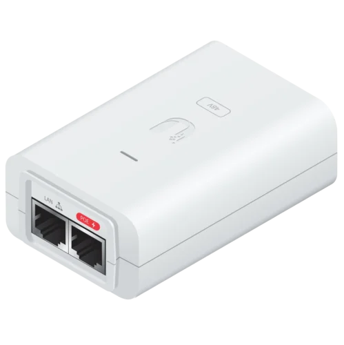 Инжектор Ubiquiti POE-24-24W-G-WH, Gigabit PoE Injector, 24V/1A (24W), white