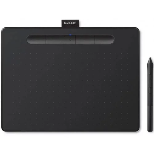 Графический планшет Wacom Intuos M Bluetooth Black + урок по работе (CTL-6100WLK-N)