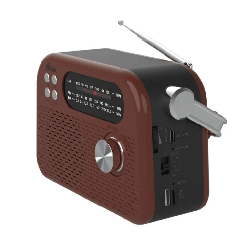 RITMIX RPR-045 CHOCOLATE {Радиоприёмник портив. 3хдиапазонный FM/AM/SW, Bluetooth v.5.3, воспроизв. с USB и с карт пам. micro SD (до 32Gb)} фото 2