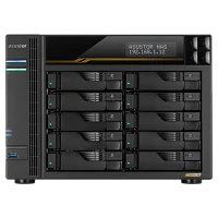 сетевое хранилище ASUSTOR AS6810T 10-Bay NAS/AMD Ryzen V3C14 2,3GHz/16GB DDR5, noHDD(HDD,SSD)/2x5,2х10,Gbe(LAN)/3xUSB3.2,Type-C; 90IX01T0-BW3S00