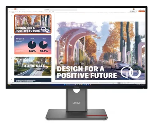 Монитор Lenovo ThinkVision P27QD-40 27 16:9 QHD (2560x1440) IPS, 120Hz, 350N, 1xHDMI 2.1 TMDS, 1xDP 1.4, 1x DP 1.4 Out, 1x USB-C (DP 1.4), 1x RJ45, 1x USB-C (USB 10Gb, 140W), 1xUSB-B,4xUSB-A,1xUSB-C,LTPS, 1Y (64B3GAT2EU)