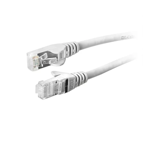 Патч-корд TWT FTP кат.6, с заливными колпачками, 10 м, серый (TWT-45-45-10/ S6-GY) (TWT-45-45-10/S6-GY)